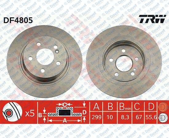 ARKA FREN DISKI AYNASI MERCEDES C SERI W204 C180-C200-C230-C250-C280-C300 07-14-E SERI C207 09>