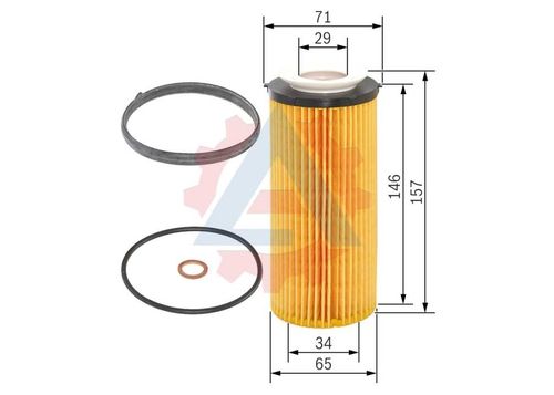 Yağ Filtresi BMW 11427808443 MANN 720/3X MAHLE 0X560 DEC0 PURFLUX L 444 OE 672/3