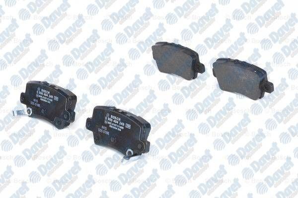 FREN BALATASI ARKA WVA 24086 CIVIC VII HB 1.4 1.8 2.0CDTI 06>