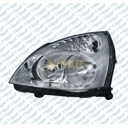 FAR SAG CLIO 01>09 MOTORLU KROM CERCEVELI