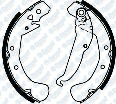 ARKA FREN BALATASI PABUCLU ASTRA F 91-98 - ASTRA G 98-05 ASTRA H 04-> COMBO 01-> VECTRA B-ZAFIRA A INCE TIP 230x42mm