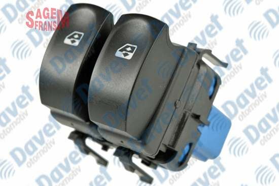 CAM ACMA DUGMESI ON SOL MAVI CIFTLI CLIO III ####