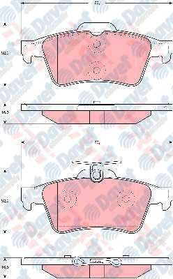 FREN BALATASI ARKA WVA 25212 C-MAX 07-10 C-MAX II 12-16 FOCUS II 04-12 FOCUS III 12-17 KUGA II 14-19 TOURNOE CONNECT 13>