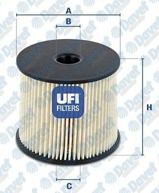 YAKIT FILTRESI PEUGEOT PARTNER P206 P307 P406 P807 EXPERT CITROEN BERLINGO C5 C8 JUMPY XANTIA XSARA FIAT SCUDO 2.0HDI DW10