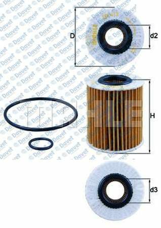 YAG FILTRESI AVENSIS 2.0 D4D/2.2 D4D DIZEL 06-12 / RAV4 2.0 D4D-2.2 D4D DIZEL 06-12