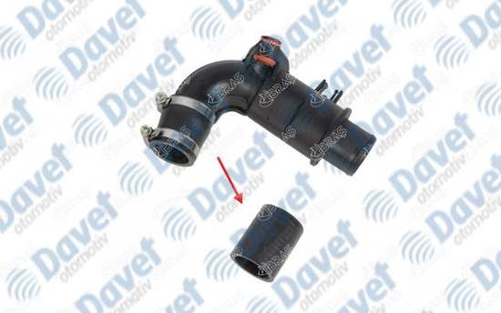 TURBO BORUSU HORTUMU 3 KAT POLYESTER KULLANILMISTIR 35MM X 5 CM MEGANE II - CLIO II - KANGOO I - LOGAN I - SANDERO I - NISSAN KUBISTAR 1.5 DCI