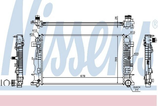 Su Radyatörü 646 Spr-Crafter Mercedes 2007-11
