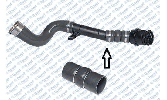 TURBO HORTUMU CLIO IV - CAPTUR - KANJAR - KANGOO - MEGANE III-IV - SCÉNIC III - TALISMAN - DUSTER - LODGY - LOGAN II - SANDERO II - QASHQAI II - CITAN {PLASTIK BORU HARIC OK ILE GOSTERILEN KUCUK HORTUM}