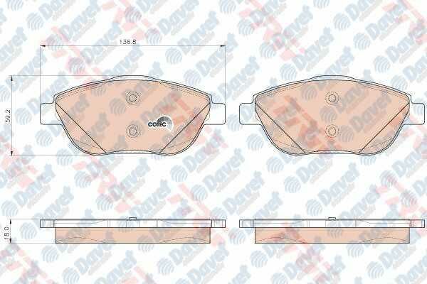 ON FREN BALATASI C3 III - DS3 - C3 PICASSO - P08 EPC - DV6C 11 - 09 -