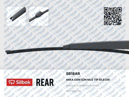 SILECEK SUPURGESI 455MM ARKA MUZ TIPI TRANSPORTER T5 CIFT KAPAKLI 04/03-->