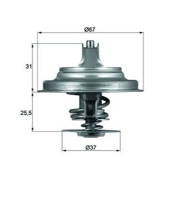 Termostat | T4-Lt Vw | MAHLE-TRM