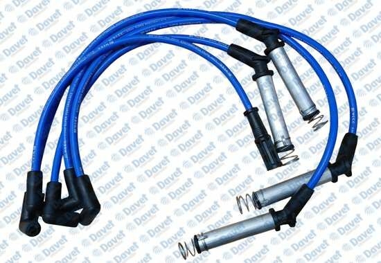 BUJI KABLOSU TAKIM MAVI SILIKON 7MM OPEL ASTRA C16NZ LPG`LI ARACLARA OZEL