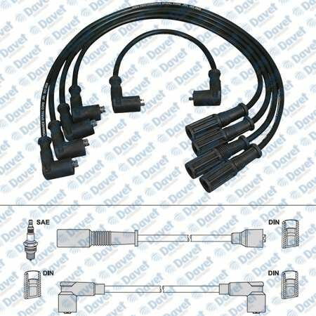 BUJI-BOBIN KABLOSU TAKIM FIAT TEMPRA - TIPO 1.8 2.0 8V ENJEKSIYONLU