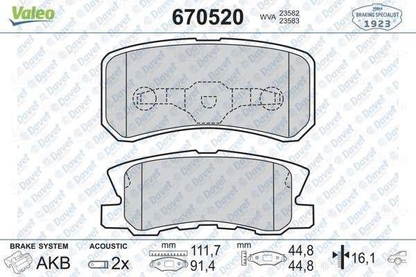 DISK FREN BALATA ARKA PEUGEOT 4007 07>/4008 12>/CITROEN C4 AIR CROSS 1.6HDI 12>/MITSUBISHI PAJERO II 00>/ASX 10>/OUTLANDER II 07>12/GRANDIS 03>/LANCER EVOLUTION 2.0 09>