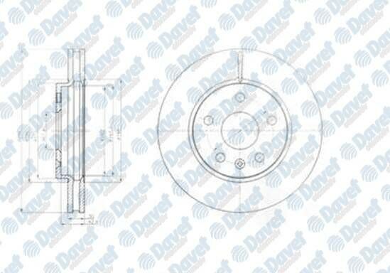 FREN DISKI ON 5D 296MM INSIGNIA 08- 16INC