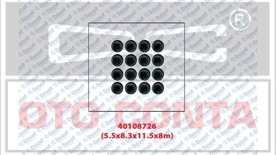 SUBAP LASTIGI 16 ADET CLIO III-TWINGO-MODUS 05 LOGAN SANDERO 12 1.2 16V D4F 5.5x8.3x11.5x8MM