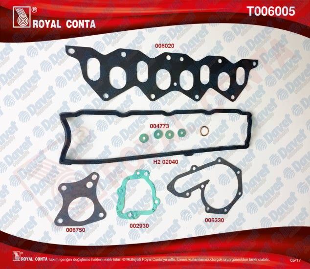 MOTOR TAKIM CONTASI KECESIZ+SILINDIR KAPAKSIZ R9 DIZEL ####