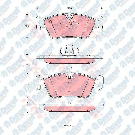 ON FREN BALATASI BMW E36 90-98 E46 98-05 E85 Z4 03> GDB1348 GDB1625
