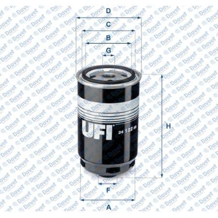 YAKIT FILTRESI HYUNDAI ACCENT BLUE 1.5L D4FB CRDI 10-17 / IX35 2.0L D4HA 10-15 / KIA CEED 1.6L D4FB 07-12 / CERATO 1.6L D4FB 06-09 / RIO 1.4L D4FC 10-17 / SPORTAGE 2.0L D4HA 10-15