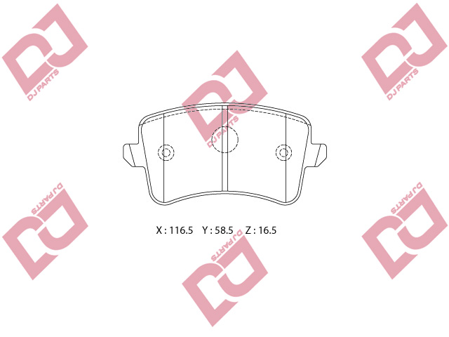 ARKA DISK BALATA AUDI A4 (07-), A5 (07-), Q5 (08-)