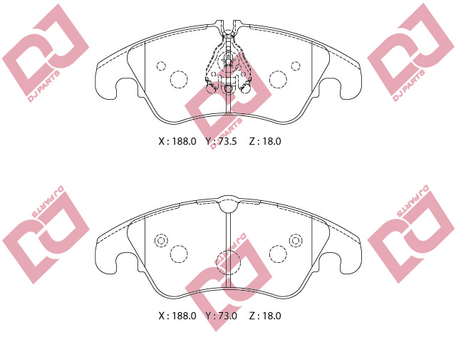 ON DISK BALATA AUDI A4 (08-), A5 (07-), Q5 (09-) IKAZ KABLOLUX1