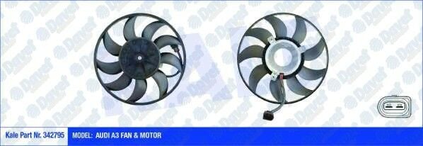 FAN MOTORU VW A3 296MM 200W FAN-MOTOR