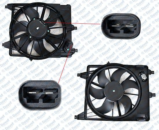 FAN MOTORU DAVLUMBAZLI TEKLI LOGAN 1.4 04>12 -SANDERO 08>13