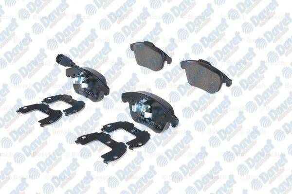 FREN BALATASI ON WVA 24332 1552x72x198/203 MM IKAZ KABLOLU TIGUAN 2.0TFSI 2007/> AUDI SEAT