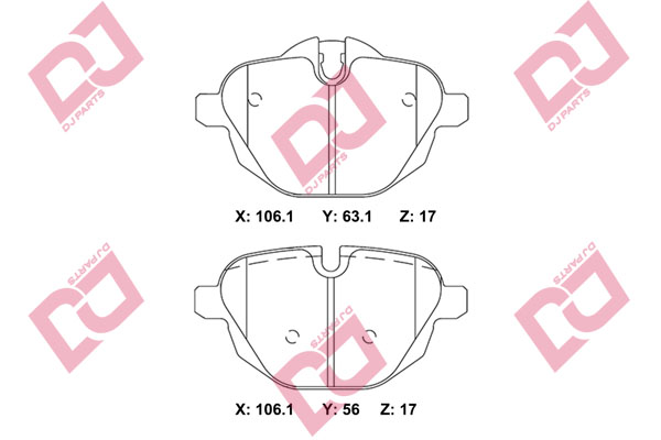 ARKA DISK BALATA BMW 5 SERISI F10 (11-), X3 (11-)