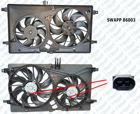 FAN MOTORU SU+KLIMA DAVLUMBAZLI KLIMALI MASTER III 2.3 DCI-MOVANO CIFT FANLI