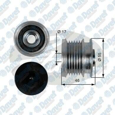 ALTERNATOR KASNAGI SPRINTER 06-> W204 C180-200-220 2.2CRDI 07->