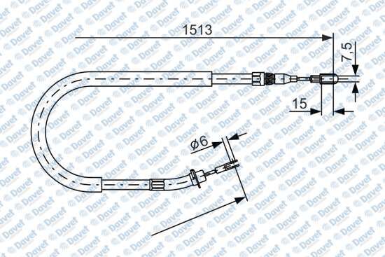 FREN HALATI ARKA MERCEDES SPRINTER B901>B904 . VW LT 28-35-46