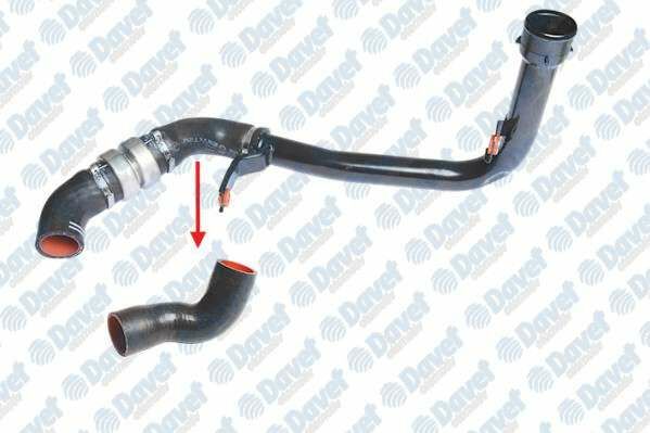 TURBO INTERCOLLER HORTUMU ORTA KUCUK BOXER III-JUMPER III 2.2HDI E5 12-> DUCATO III 2.3JTD 12->