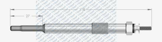 KIZDIRMA BUJISI 11 V 307-407-607 2.0 HDI DW10BTED4-C5-C8 2.0 HDI DW10BTED4 SCUDO-ULYSSE 2.0D MULTIJET