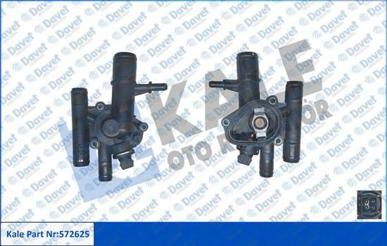 TERMOSTAT 89°C PLASTIK GOVDELI KOMPLE RENAULT CLIO ESPACE KANGOO LAGUNA MEGANE SCENIC DACIA PICK UP SOLENZA OPEL VIVARO SUZUKI SAMURAI