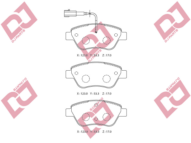 ON FREN BALATASI FIAT ALBEA 1.3 JTD PALIO 1.3 JTD DOBLO 1.3 JTD LINEA 1.3 JTD1.4 STILO 04 GRANDE PUNTO 1.2 1.4 16V 1.3D IDEA OPEL CORSA D TEK FISLI