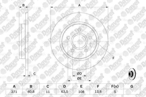 FREN DISKI ARKA 271mm FOCUS III 11>