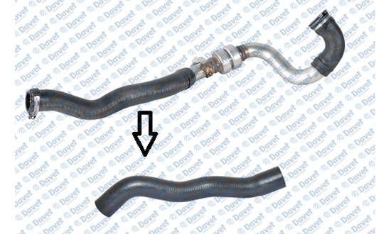 TURBO HORTUMU LOGAN I - SANDERO - DUSTER 1.5 DCI {METAL BORU HARIC OK ILE GOSTERILEN BUYUK HORTUM}