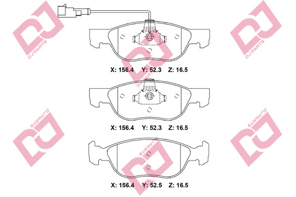 ON FREN BALATASI FIAT BRAVA 96>01 / BRAVO 96>01 / MAREA 96>02 ALFA ROMEO : 145 94>01 / 146 94>01 WVA21927 FISLI