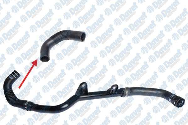 RADYATOR UST HORTUMU KUCUK PLASTIK PARCA HARIC DUCATO-BOXER-JUMPER III 2.2 JTD 110 - 130 - 150 HP ####