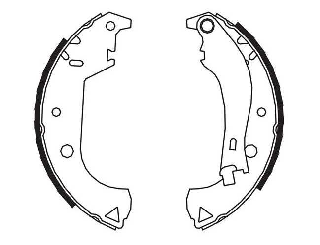 ARKA FREN BALATASI PABUCLU FIAT DOBLO CARGO (223_)(00-), STRADA PICKUP (278_) (09-)