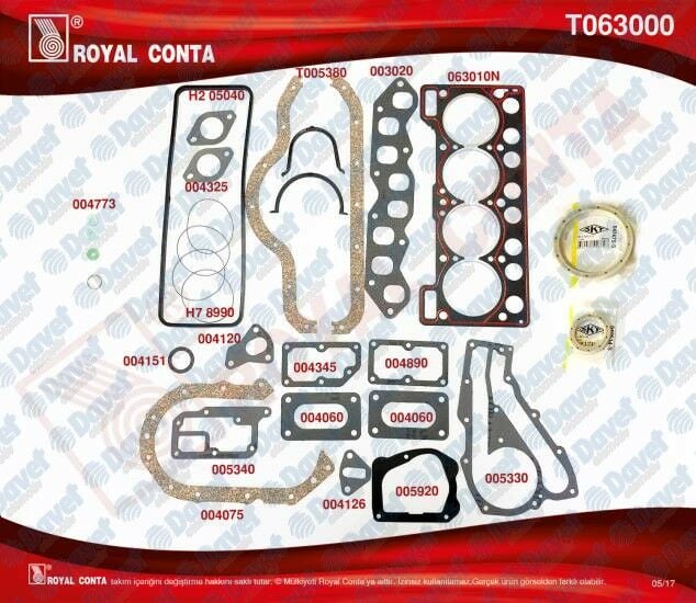 MOTOR TAKIM CONTASI R9 1.6 KECELI
