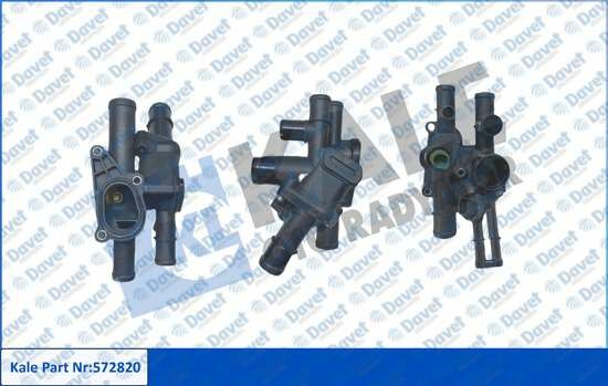 TERMOSTAT 105°C PLASTIK GOVDELI KOMPLE AUDI A3 SEAT CORDOBA IBIZA SKODA OCTAVIA I VW BORA I GOLF IV POLO POLO III