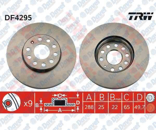 FREN DISKI ON PASSAT 3B2 SUPERB 01-08 A4 AVANT 01-05