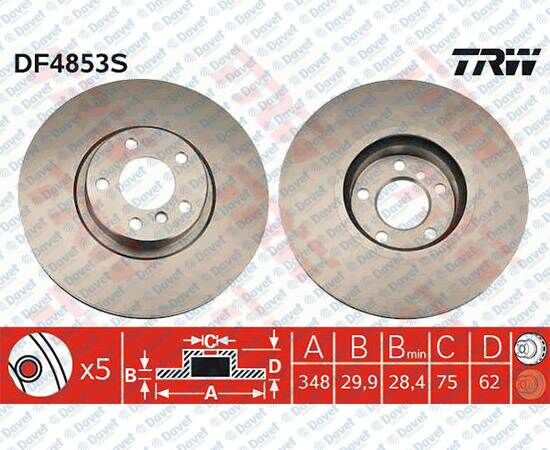 ON FREN DISKI AYNASI BMW X5 E70 3.0D 07-08-X5 E70 08> X6 E71-E72 08>