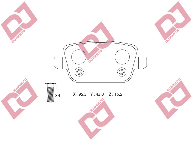 ARKA DISK BALATA FORD MONDEO IV (07-), KUGA (08-) ELEKTRONIK PARK FRENSIZ / LAND ROVER FREELANDER II (06-) / VOLVO S80 (10-), XC70 (07-)