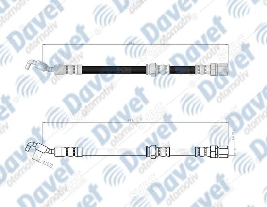 ARKA SAG FREN HORTUMU LACETTI 05-> ####