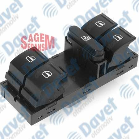 CAM ACMA DUGMESI DORTLU ON SOL GOLF 5 PLUS - JETTA - PASSAT