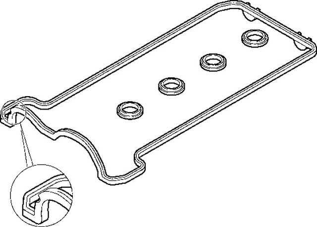 Subap Kapak Contası Sol 119.980 Mercedes
