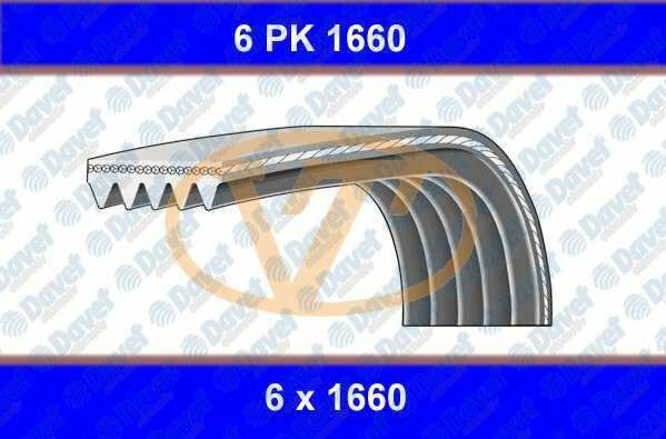 GMB 6PK1660 - KANALLI KAYIS